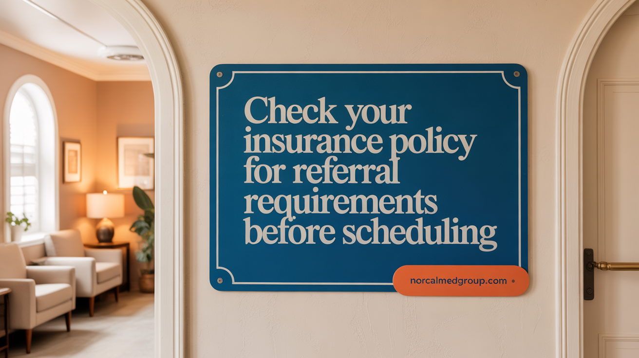 Check Your Insurance Policy for Referral Requirements Before Scheduling