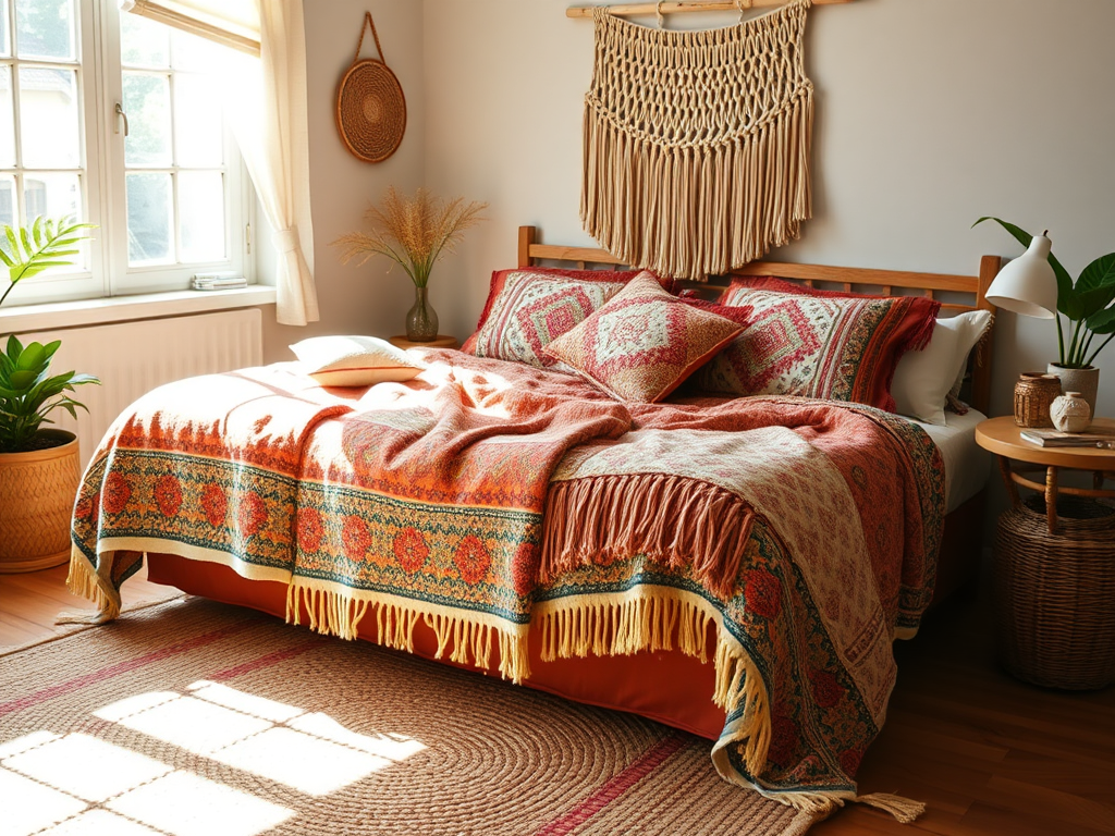 Layered Textiles: The Heart of Boho Comfort