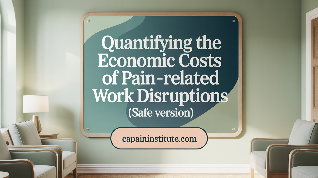 Quantifying the Economic Costs of Pain-Related Work Disruptions