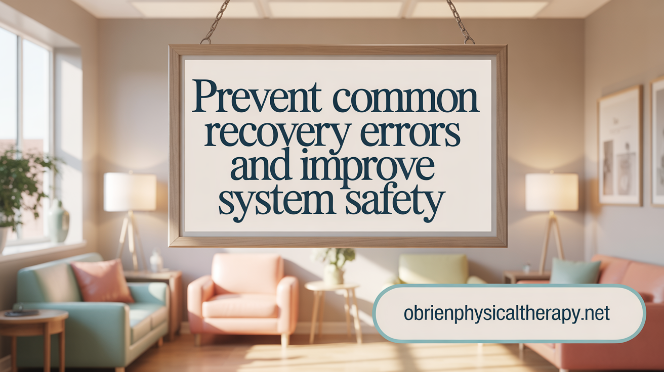 Prevent Common Recovery Errors and Optimize Safety