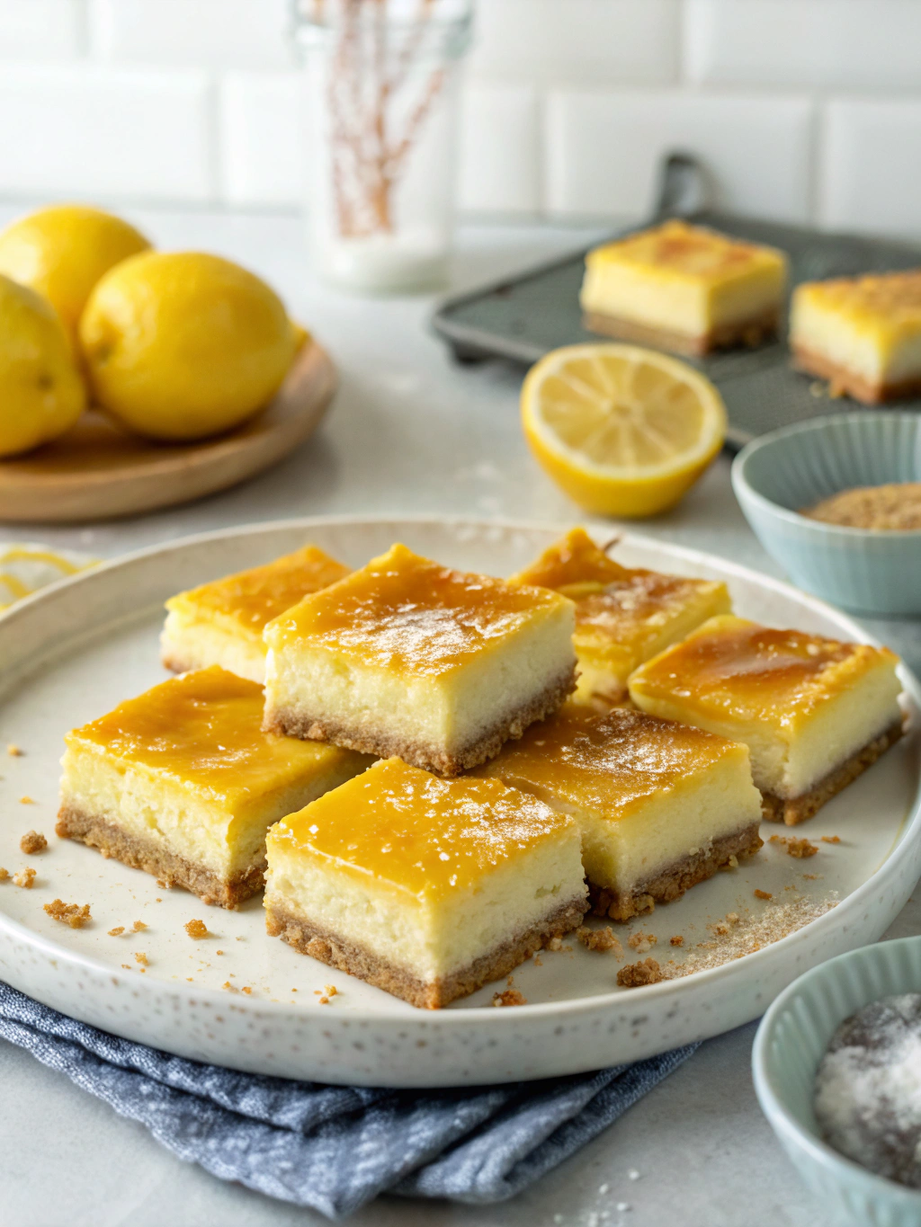 Lemon Cheesecake Squares