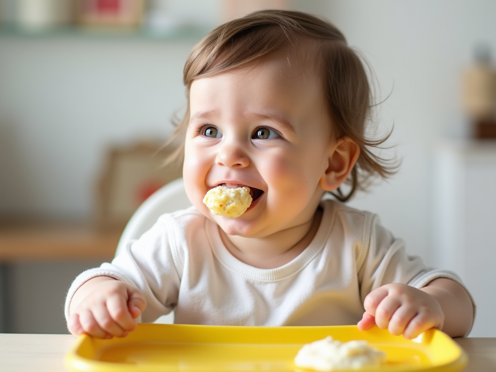 Baby feeding texture development chart