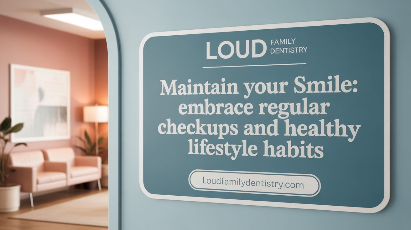 Maintain Your Smile: Embrace Regular Checkups and Healthy Lifestyle Habits