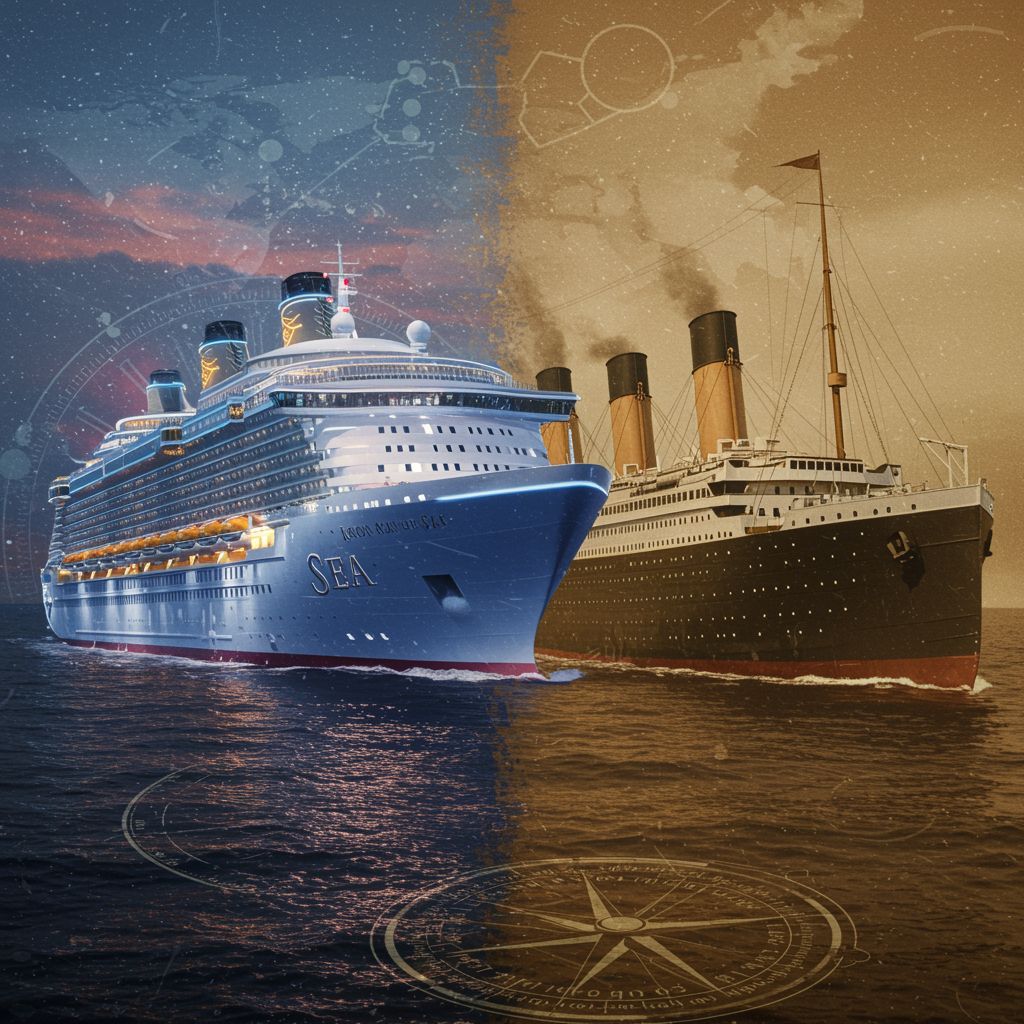 icon of the seas vs titanic