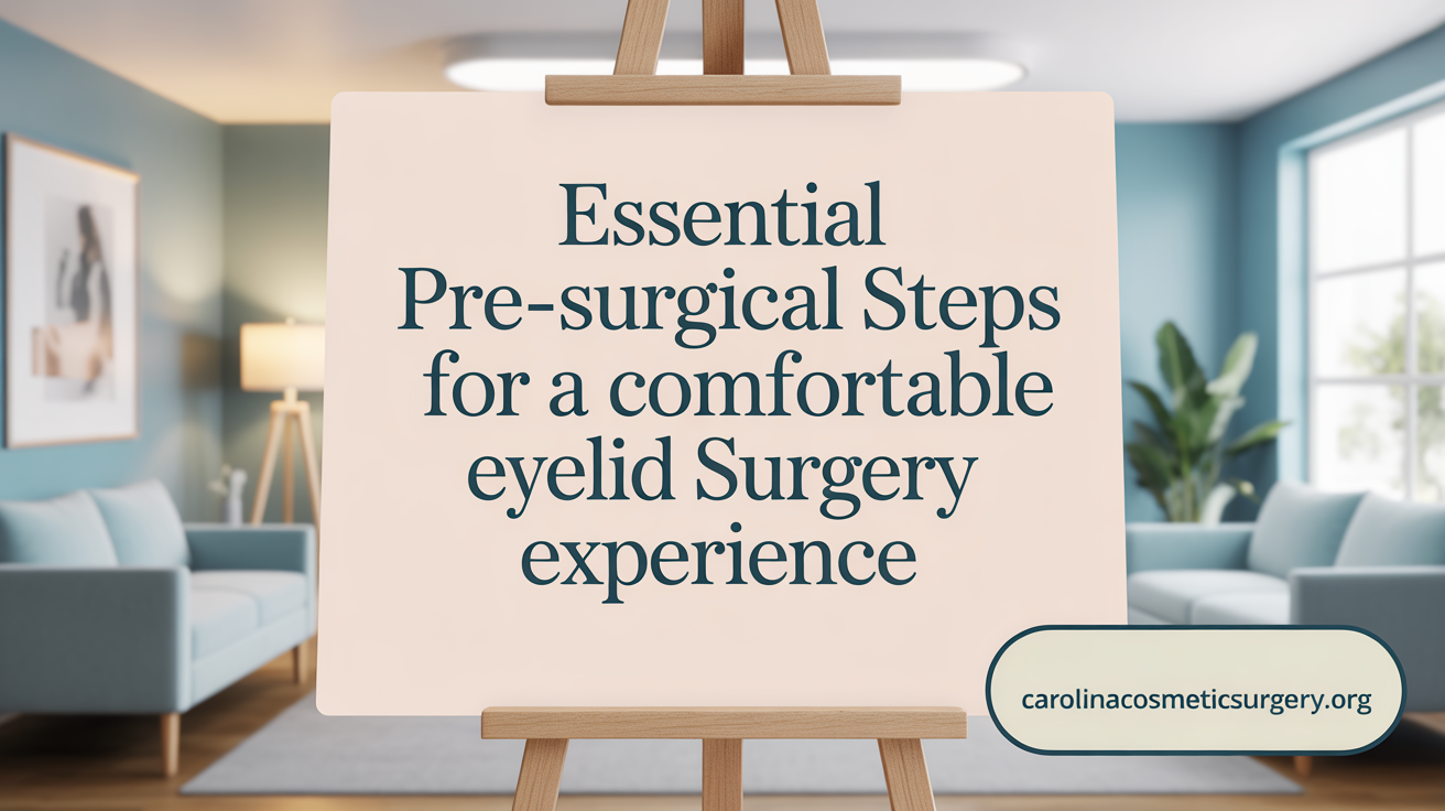 Essential Pre-Surgical Steps for a Smooth Eyelid Surgery Experience
