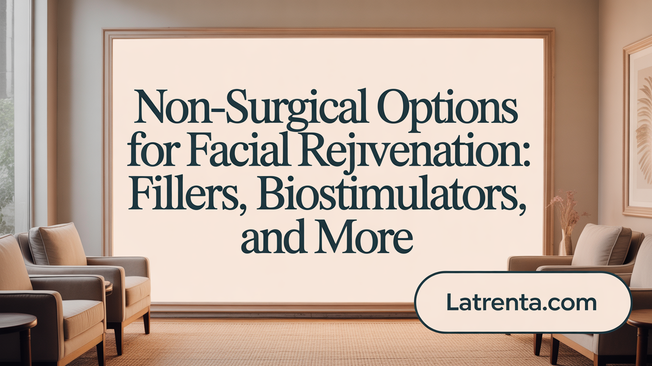 Non-Surgical Options for Facial Rejuvenation: Fillers, Biostimulators, and More