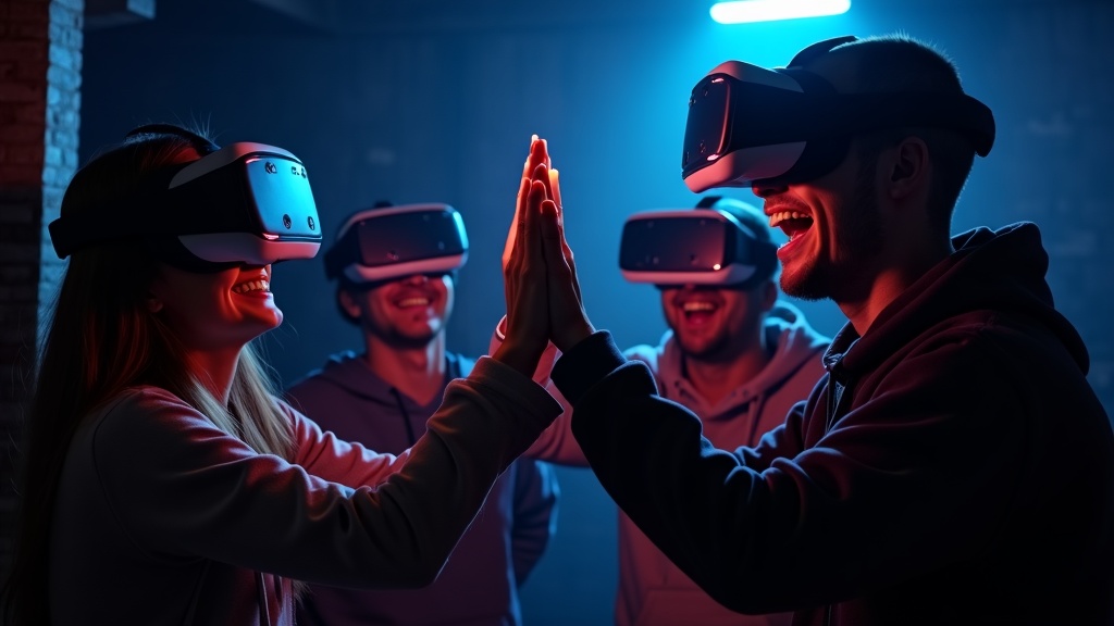 Jugador inmerso en la celda del juego escape prison realidad virtual en Barcelona