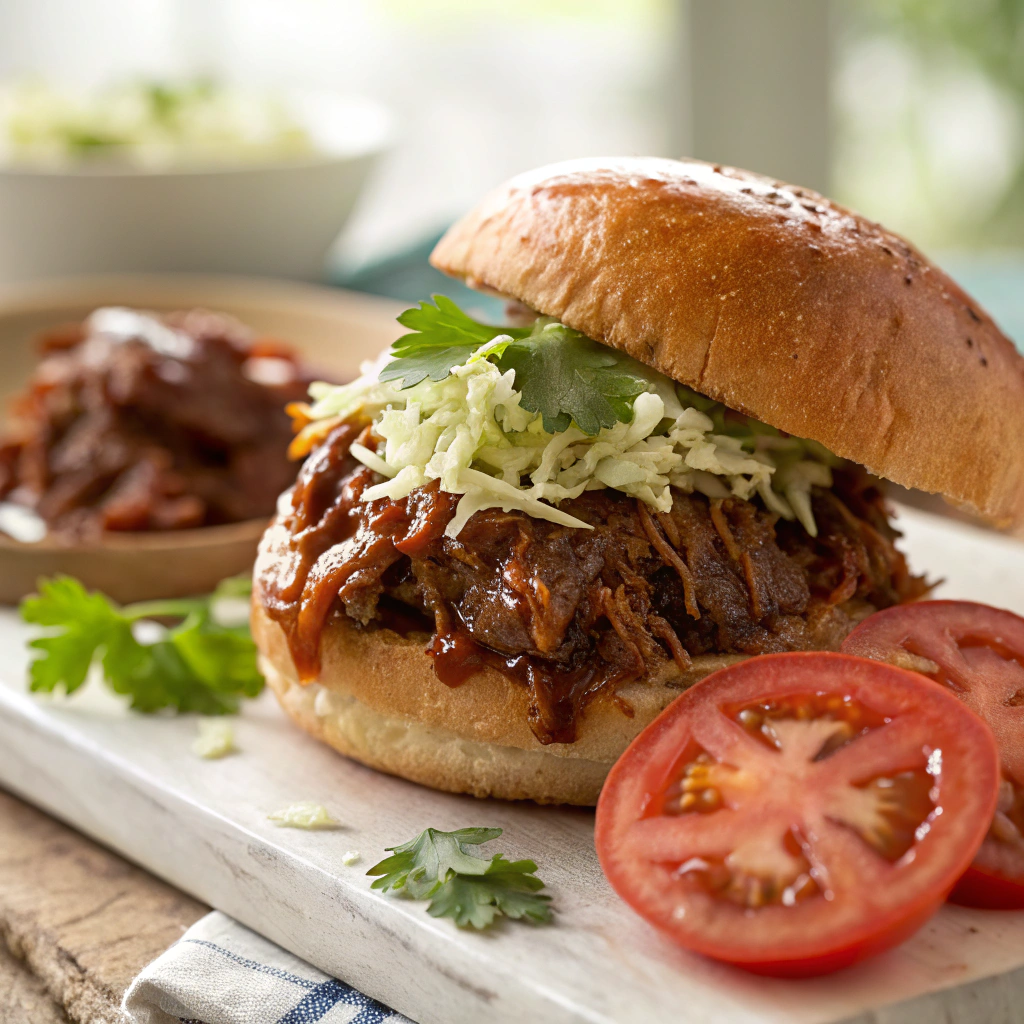Recipe Card - Slow Cooker Cowboy BBQ Sandwiches Recipe