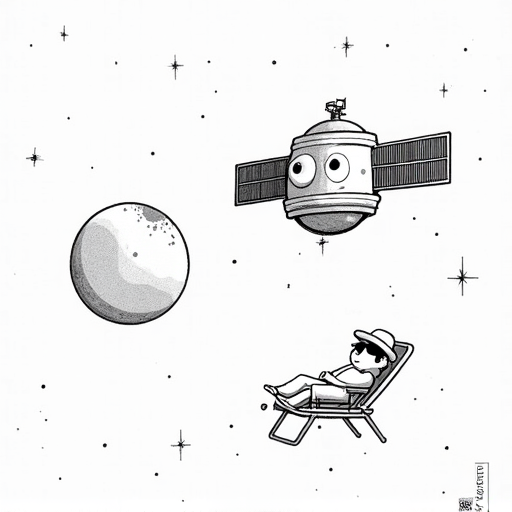 James Webb Space Telescope Discovers Its First Exoplanet single-panel cartoon