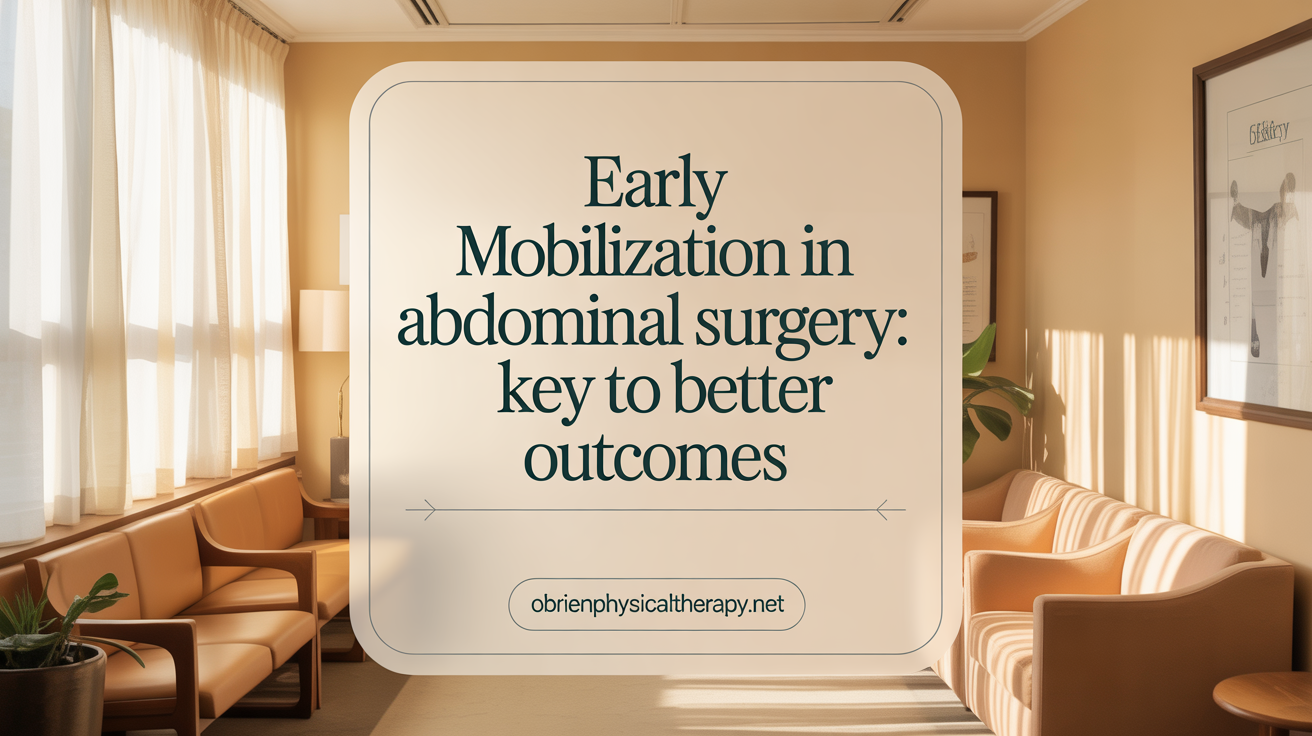 Early Mobilization in Abdominal Surgery: Key to Better Outcomes