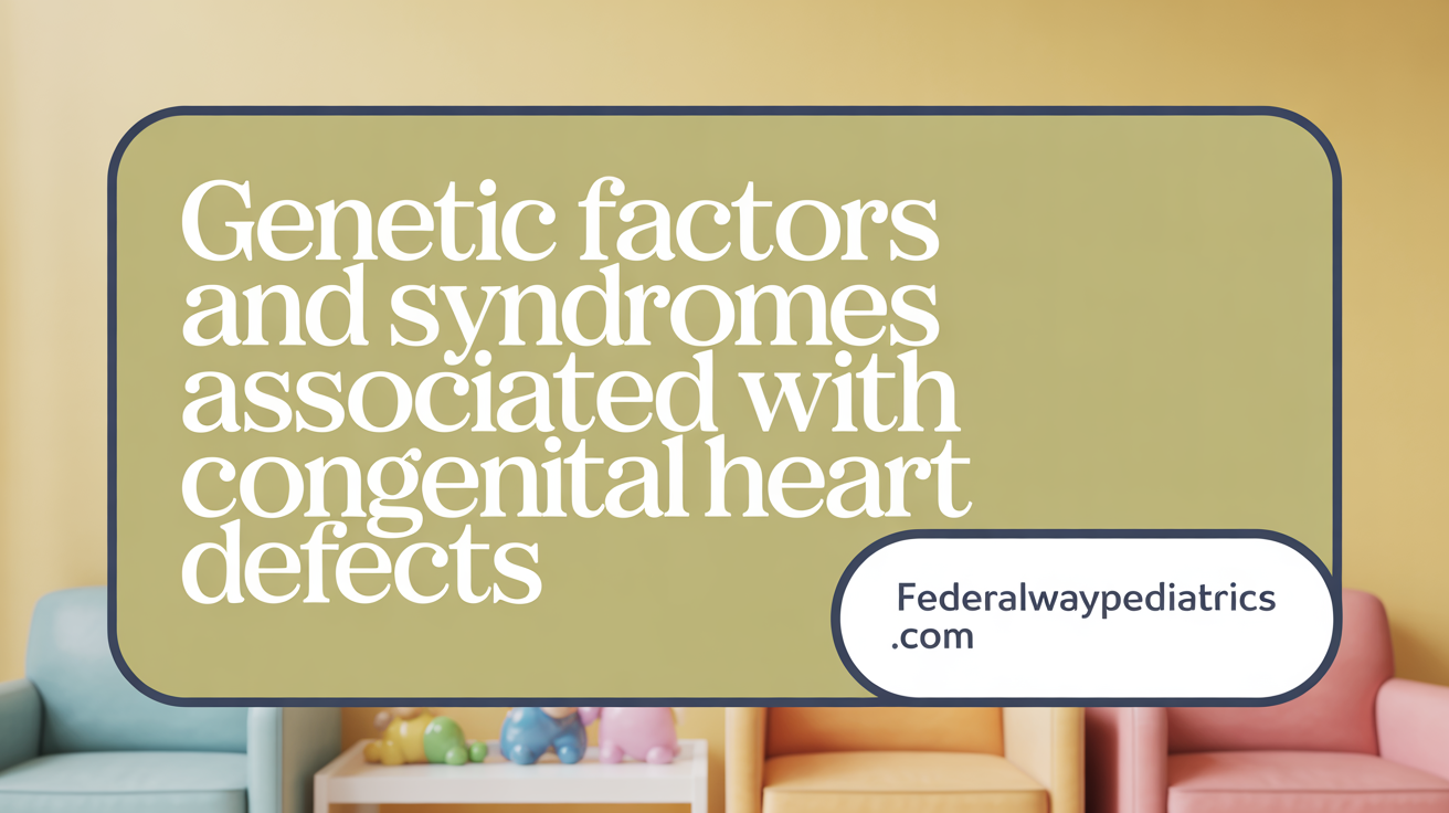 Genetic Factors and Syndromes Linked to Congenital Heart Defects