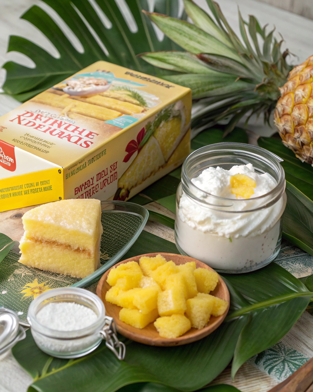 Juicy Pineapple Heaven Cake Ingredients
