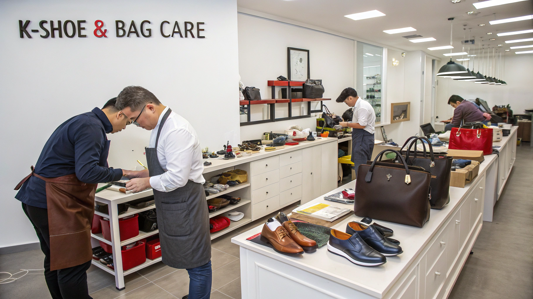 Dịch vụ sửa chữa chuyên nghiệp tại K-shoe & Bag care