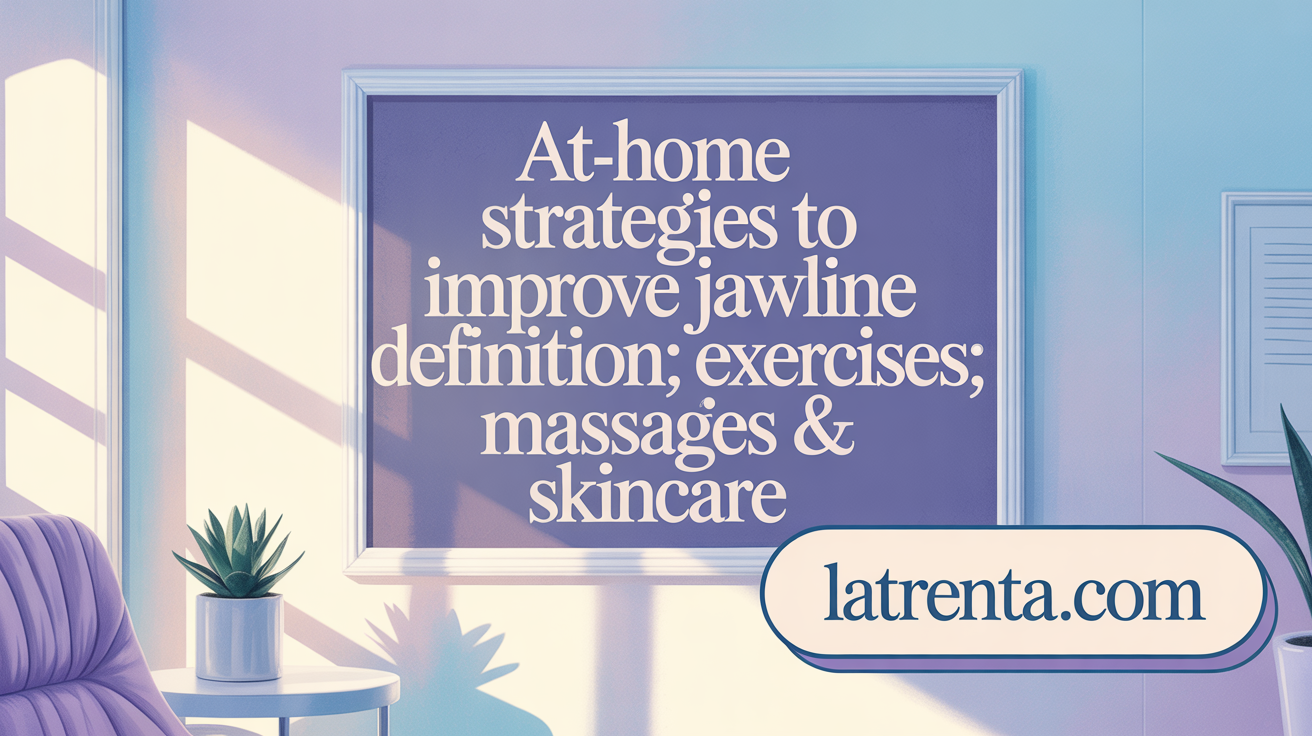 At-Home Strategies to Reduce Jowls: Exercises, Massages & Skincare