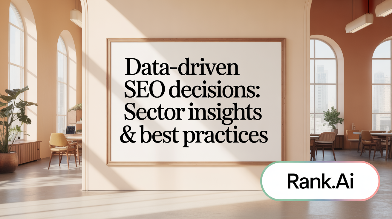 Data-Driven SEO Decisions: Sector Insights &amp; Best Practices