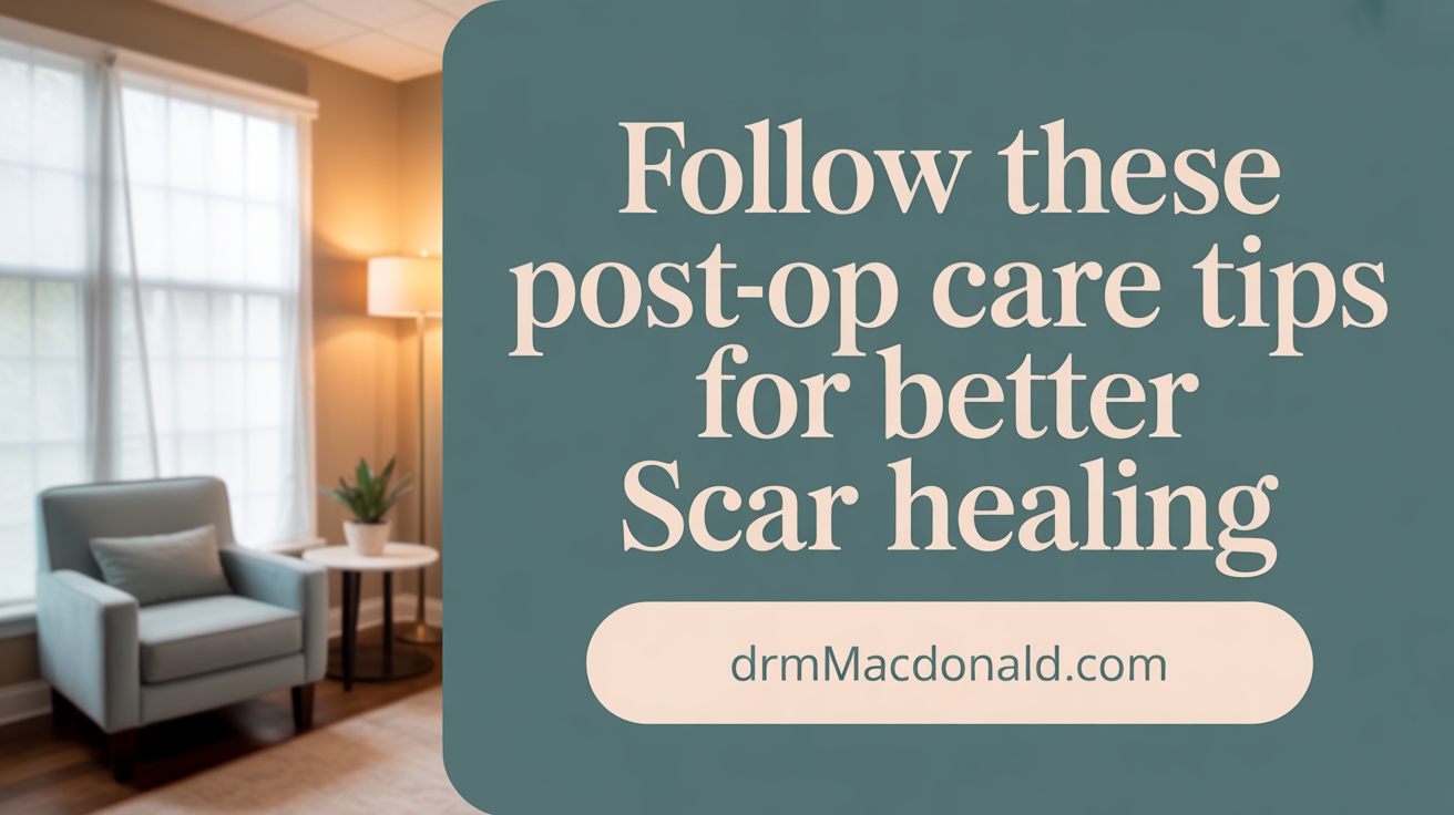 Follow These Post-Op Care Tips for Better Scar Healing