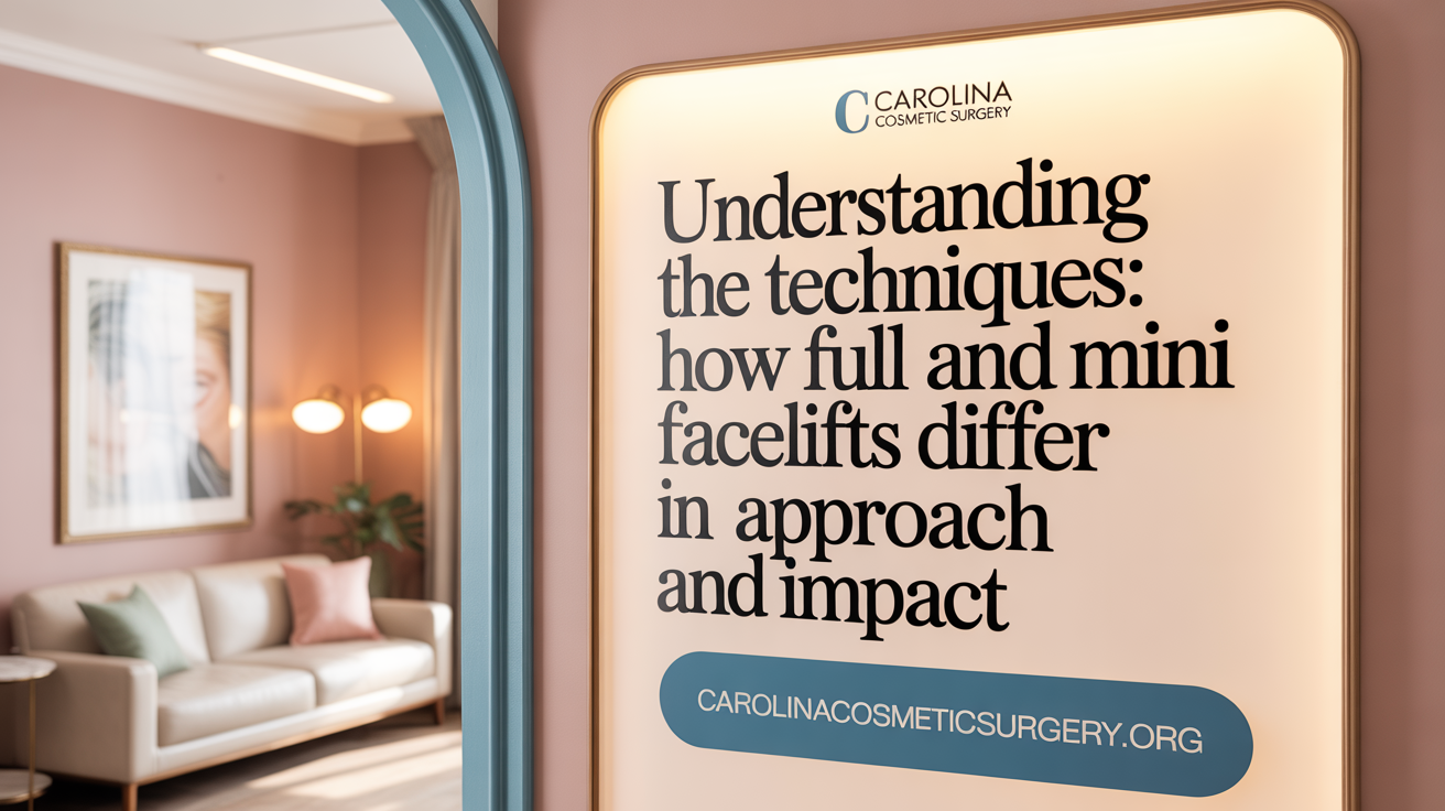 Understanding the Techniques: How Full and Mini Facelifts Differ in Approach and Impact