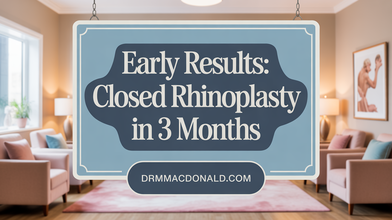 Early Results: Closed Rhinoplasty in 3 Months