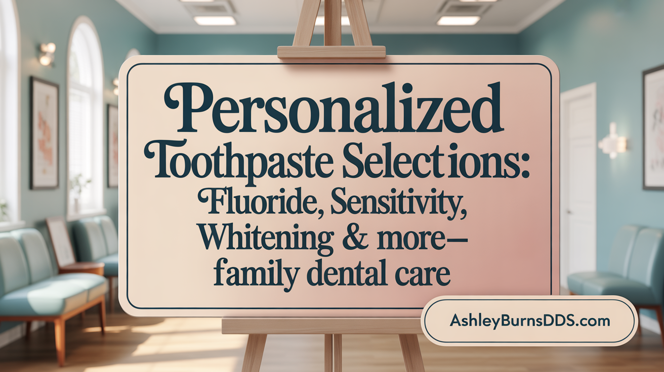 Personalized Toothpaste Selections: Fluoride, Sensitivity, Whitening & More