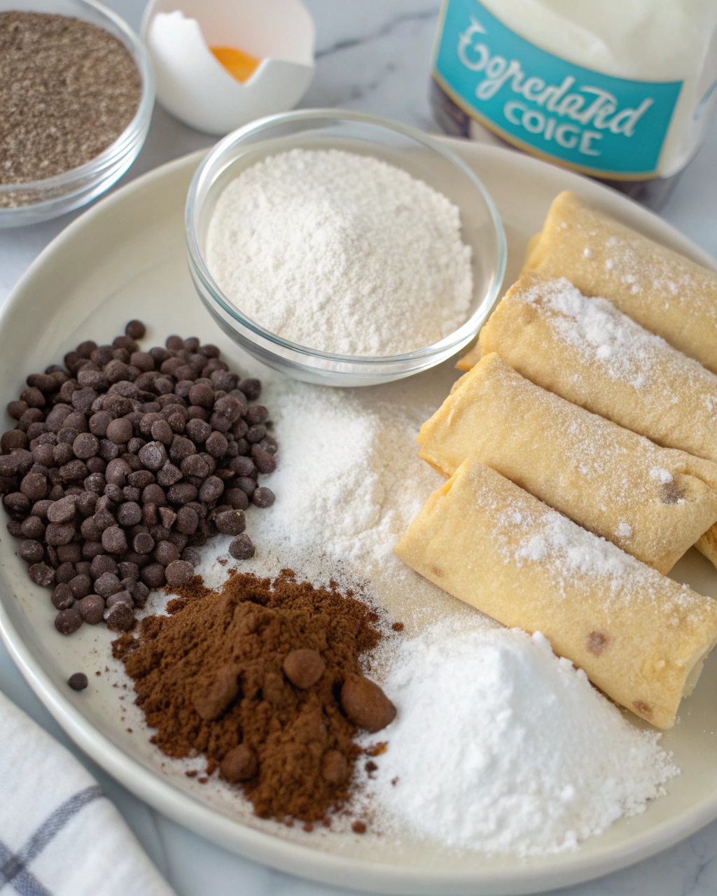 Chocolate Crescents ngredients