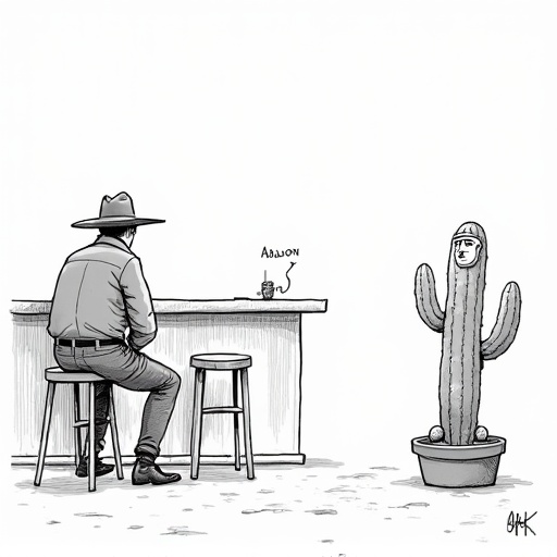 Western US States See Surge in Covid-19 Infections single-panel cartoon