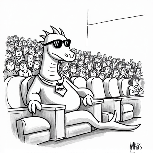How to Train Your Dragon Tops Juneteenth Box Office single-panel cartoon