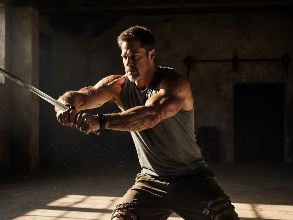 brad pitt troy workout