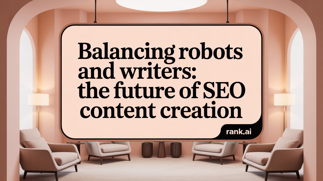 Balancing Robots and Writers: The Future of SEO Content