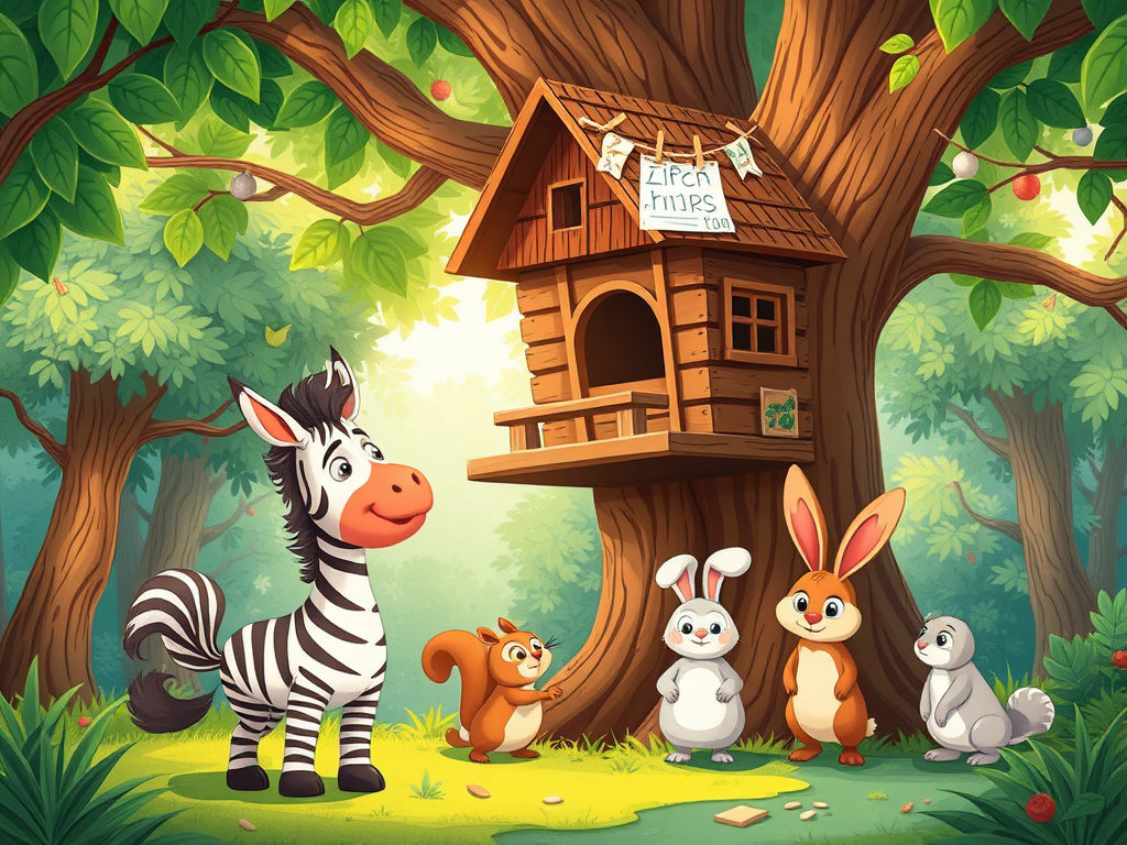 The Tomato Colored Zebra's Treehouse Adventure