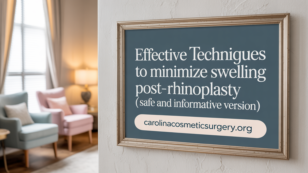 Effective Techniques to Minimize Swelling Post-Rhinoplasty