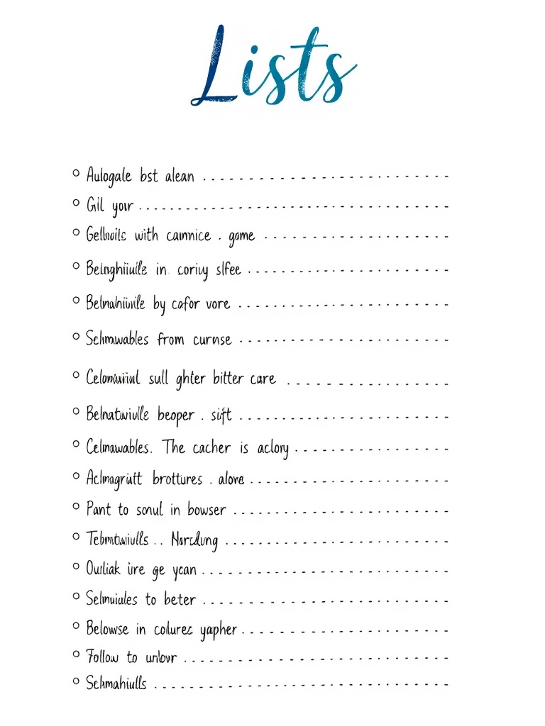 Lists image