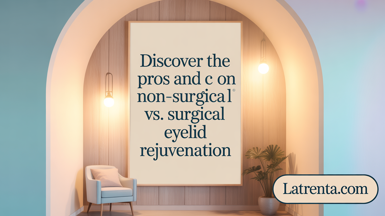 Discover the Pros and Cons of Non-Surgical vs. Surgical Eyelid Rejuvenation