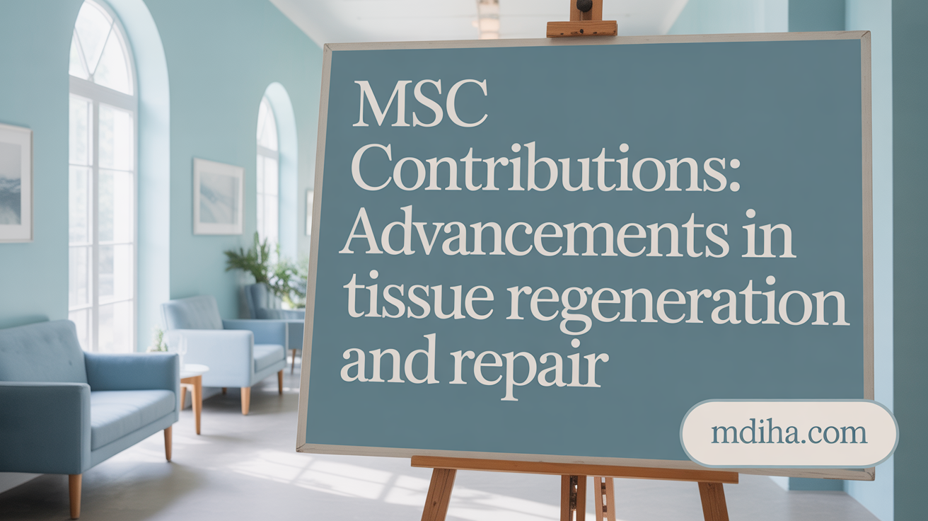 MSC contributions: Multi-organ regeneration and repair