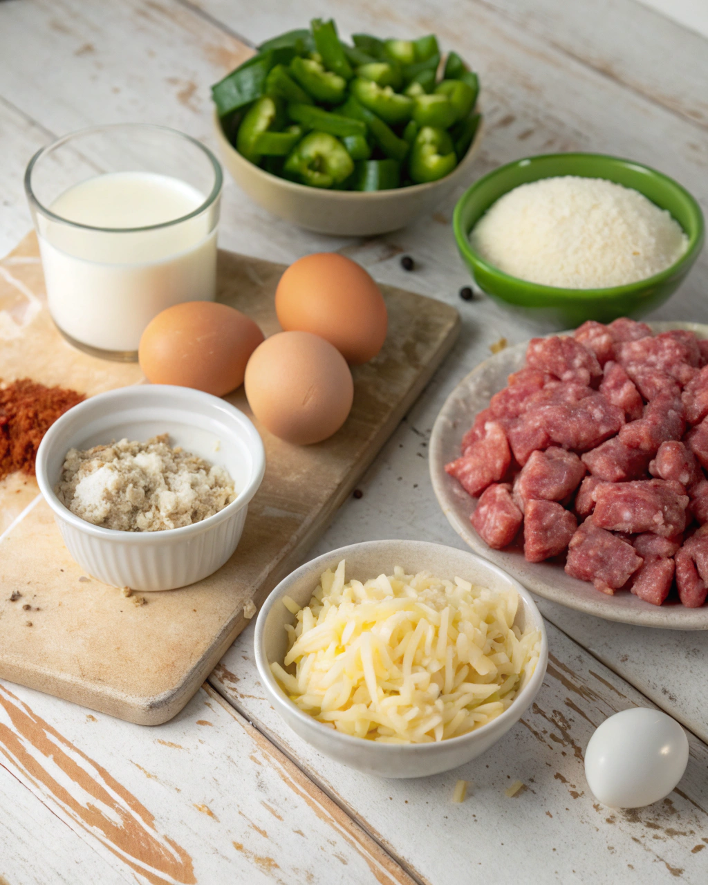 Monterey Sausage Pie Ingredients