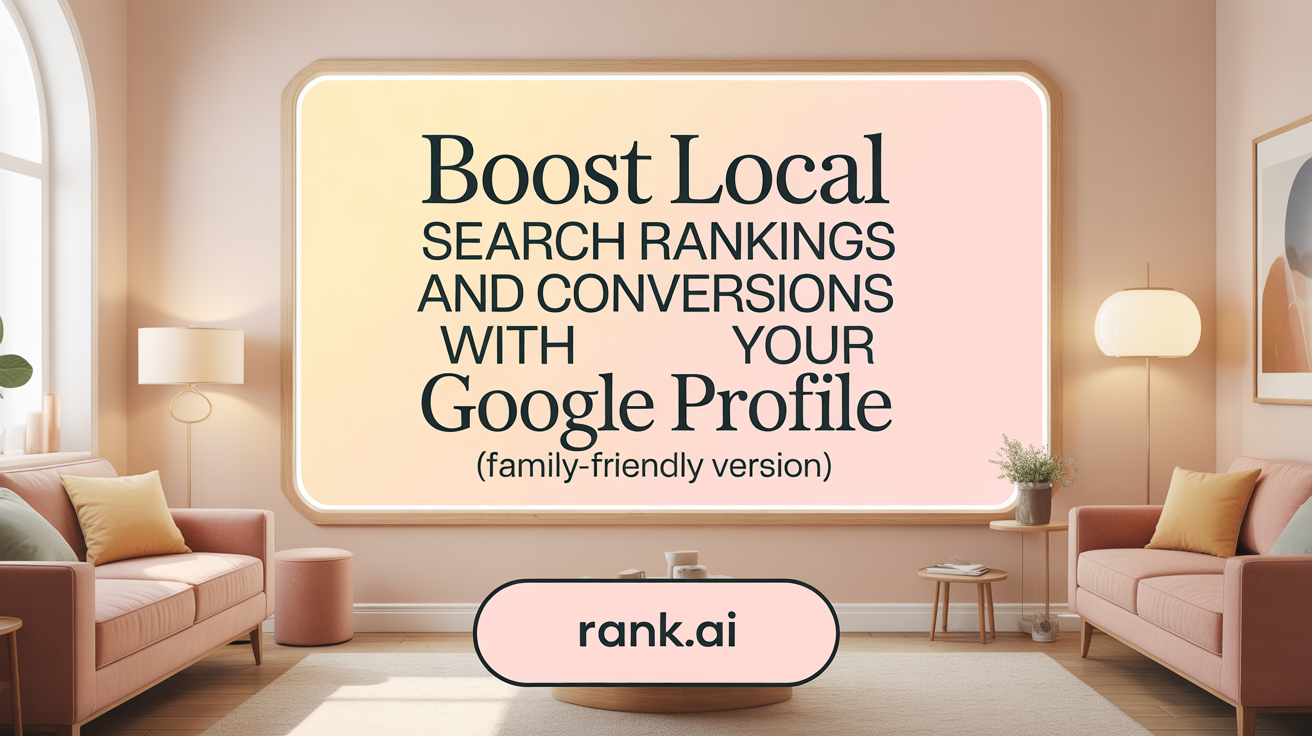 Boost Local Search Rankings and Conversions with Your Google Profile