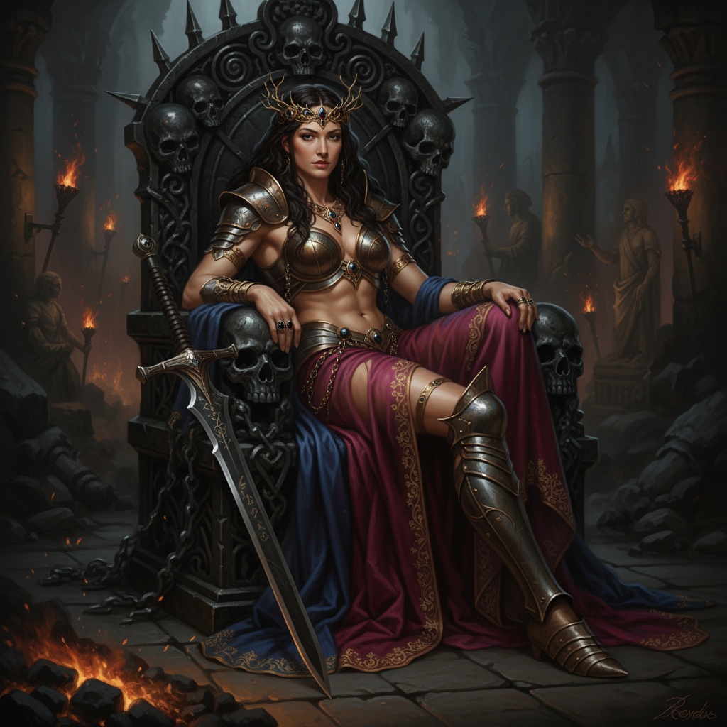 The Image Is A Digital Art Piece That Appears To