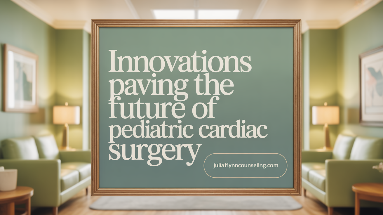 Innovations Paving the Future of Pediatric Cardiac Surgery