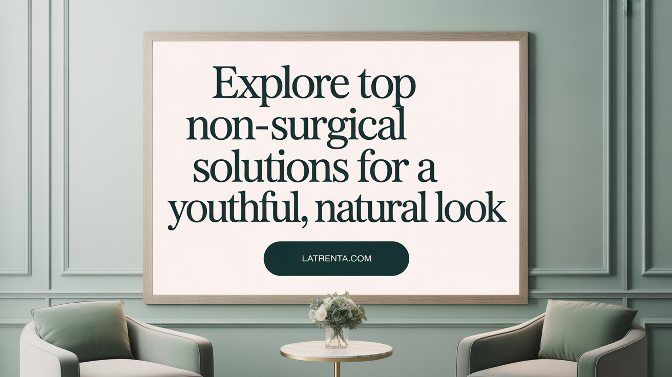 Explore Top Non-Surgical Solutions for a Youthful, Natural Look