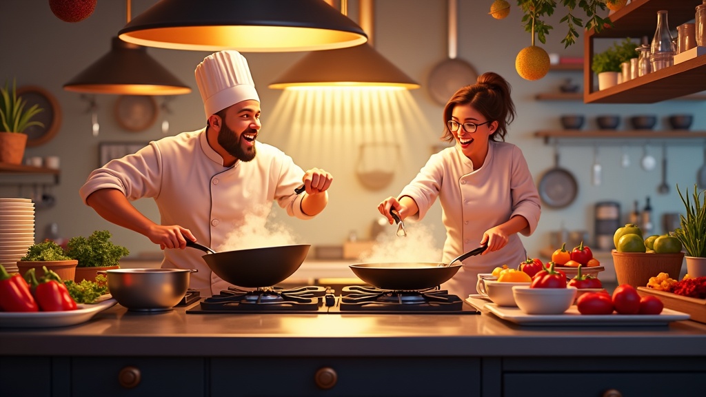 Detalle de los ingredientes y utensilios para nuestro análisis de Cuisine Master VR