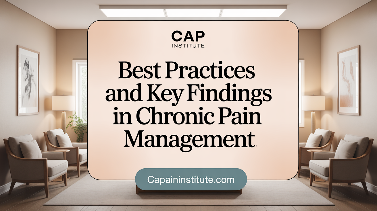 Best Practices and Key Findings in Chronic Pain Management