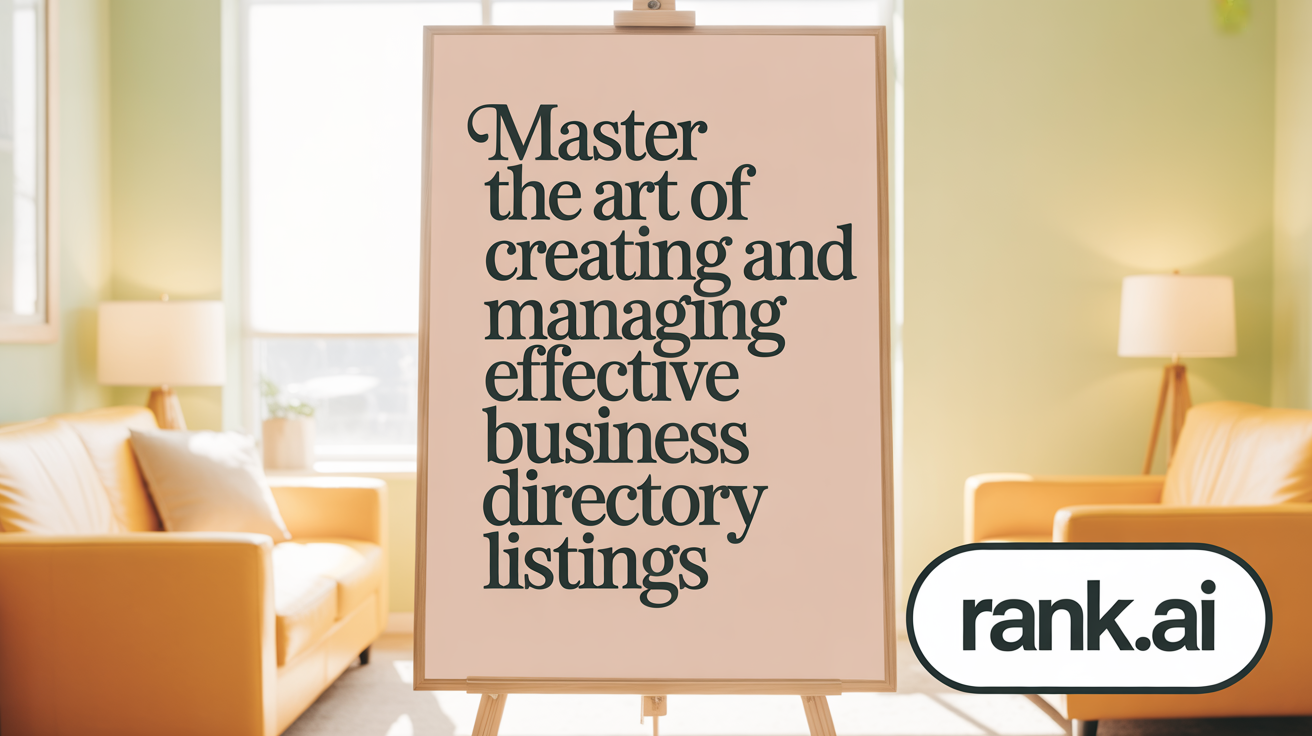 Master the Art of Creating and Managing Impactful Directory Listings