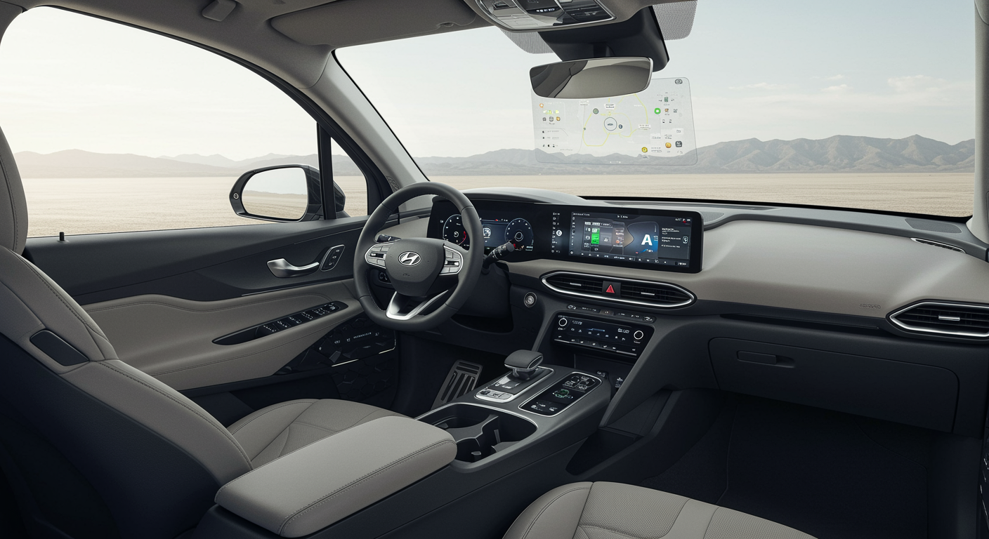 2024 hyundai santa fe interior