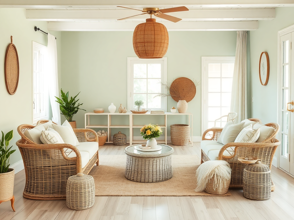 7. Invite Tranquility with Soft Sage and Pastel Greens