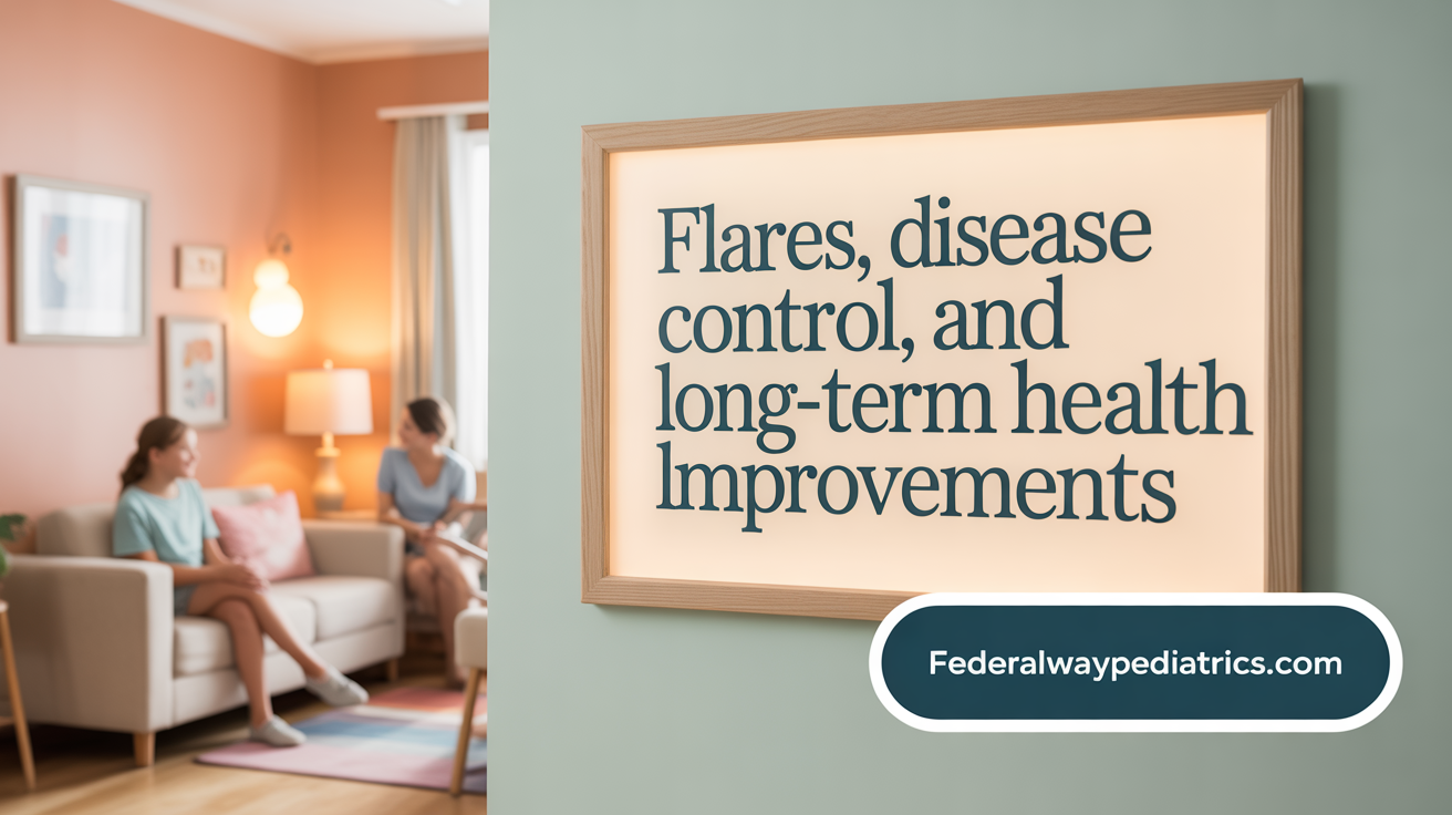 Flares, Disease Control, and Long-Term Health