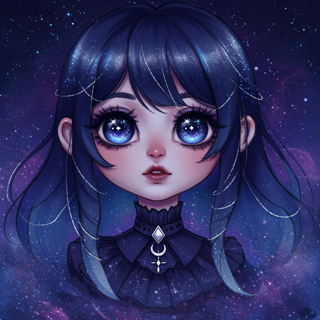 pfp cute dark anime aesthetic