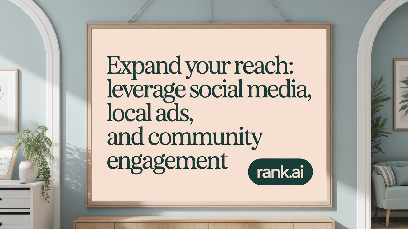 Expand Your Reach: Leverage Social Media, Local Ads, and Community Engagement