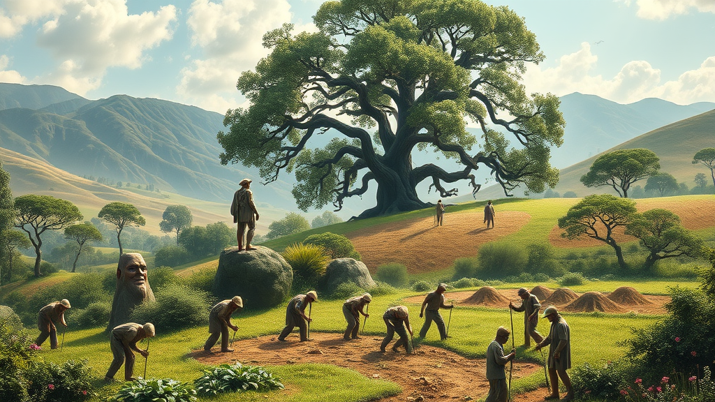 회복과 성장의 상징적인 장면