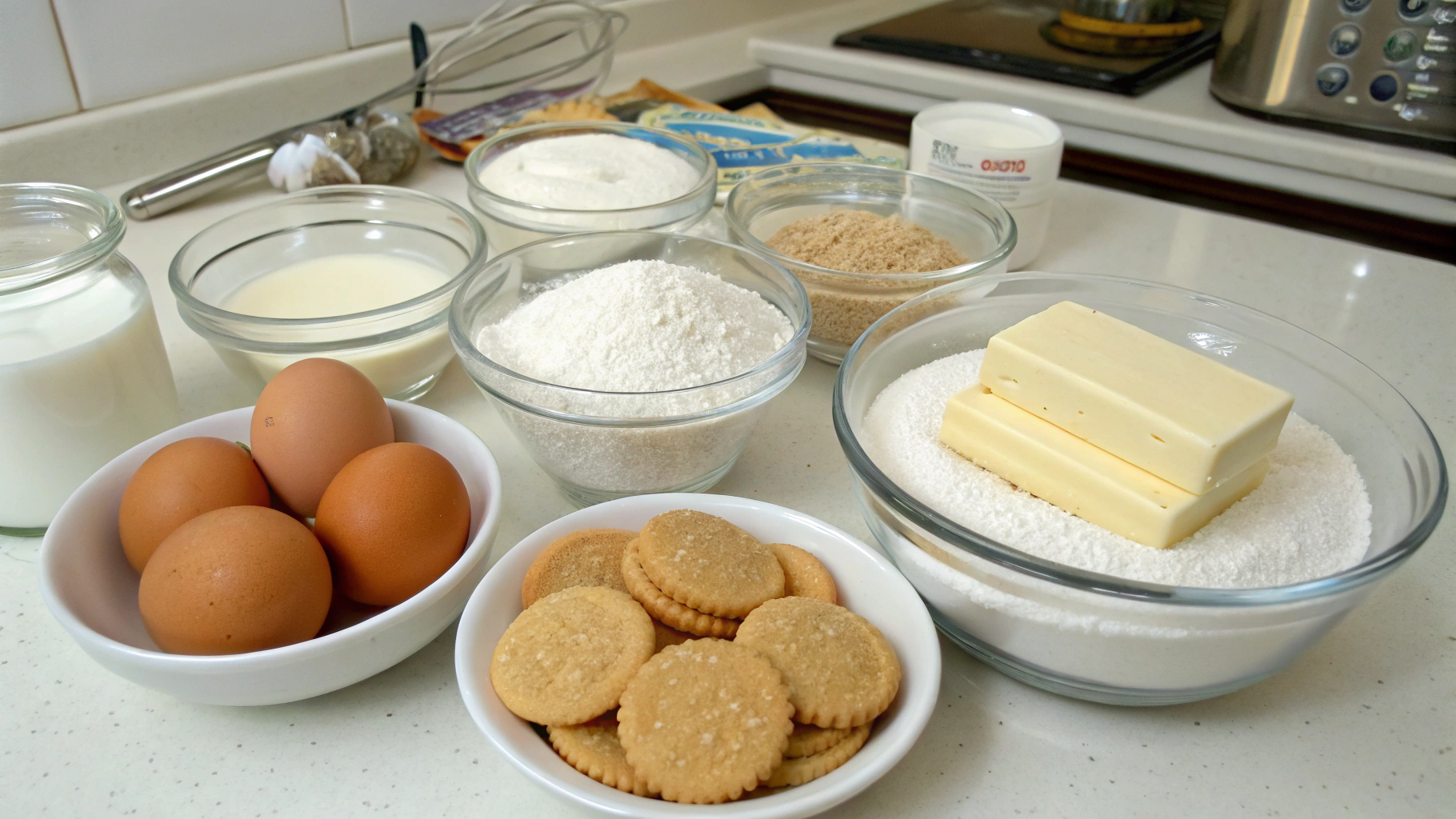 Ingredients for Tarte au Riz