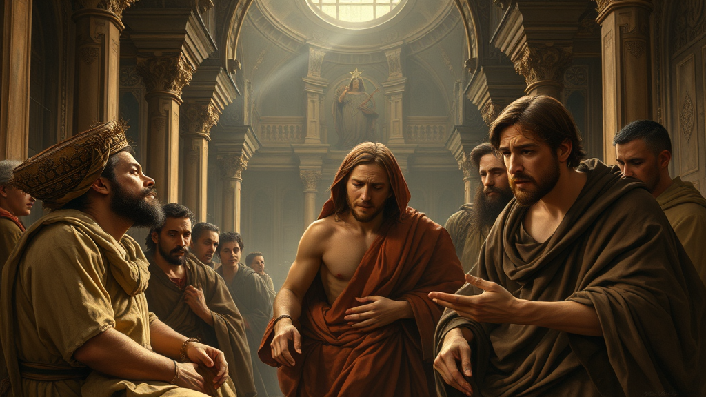 경제적 고통과 희망을 상징하는 장면