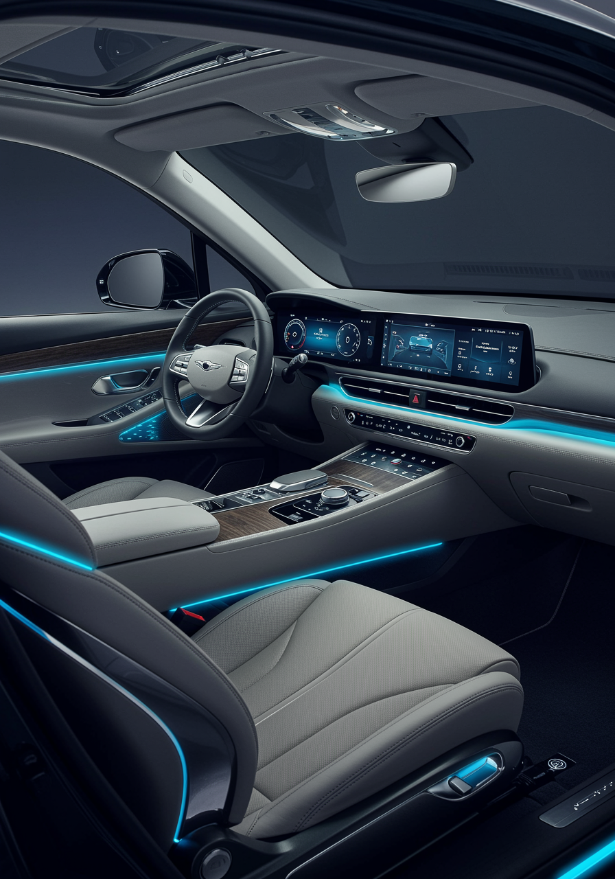 genesis gv80 interior